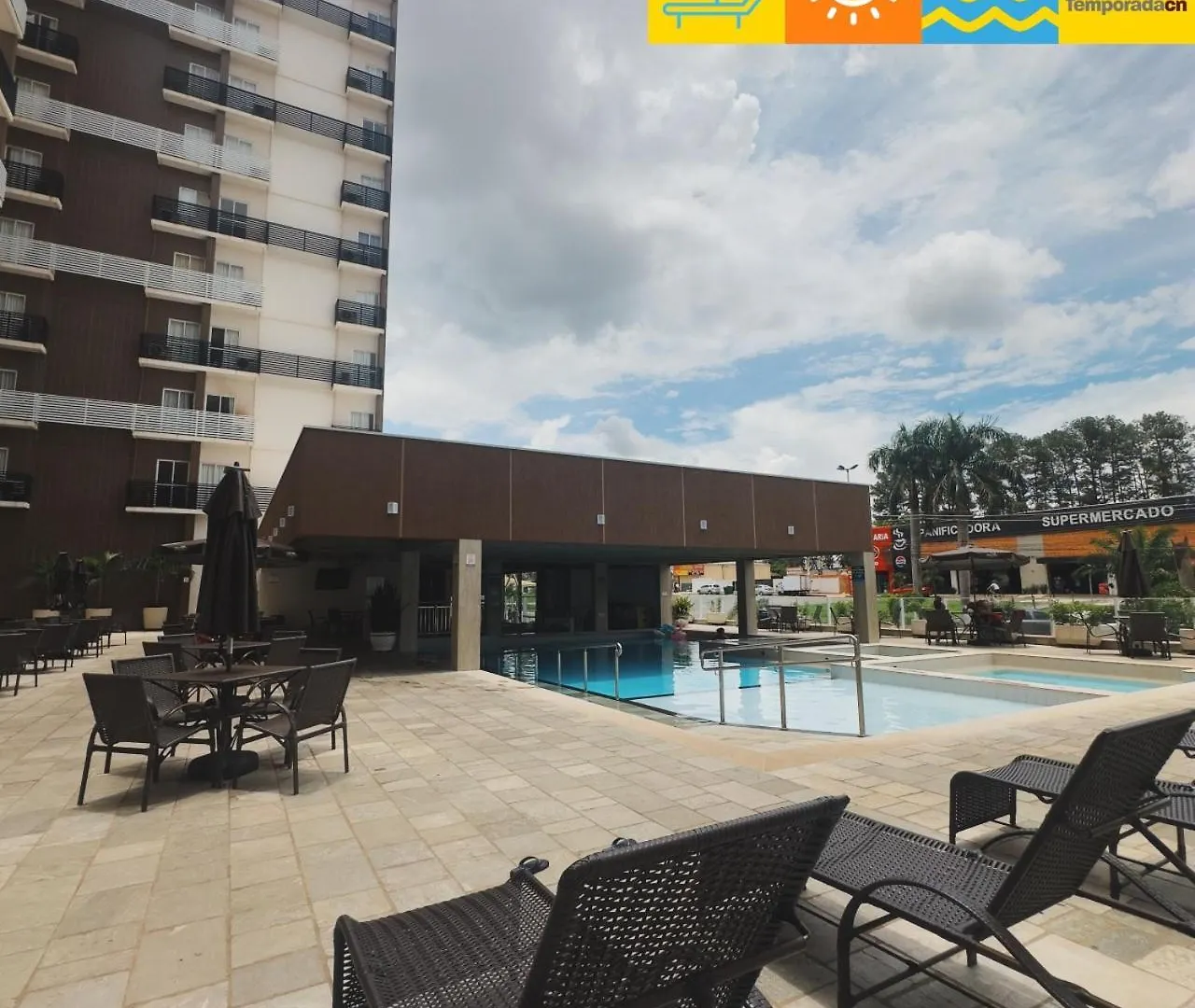 Spazzio Diroma Com Acesso Ao Acqua Park Caldas Novas